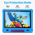 10.1 inch Kids Tablet, Wifi + Quad Core Processor, 3GB RAM, 64GB ROM, 6000mAh Battery, HD Screen, Dual Camera 2MP + 8MP, with tons Pre-Installed Parental Control, Kids Apps and Games - AngelEze