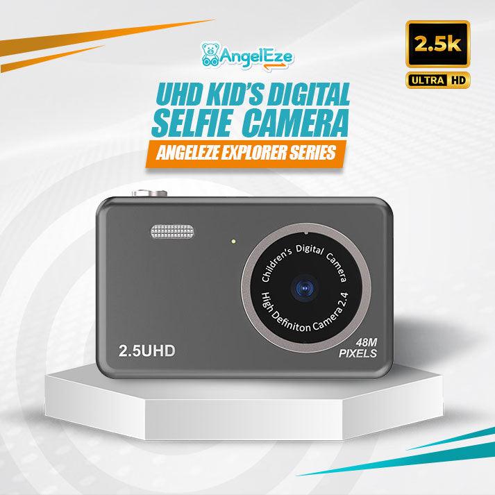 Kids 2.5 UHD Camera - 48MP - 32 GB SD Card - Dual Camera - LCD Screen - Photo and Video - Great Gift - AngelEze