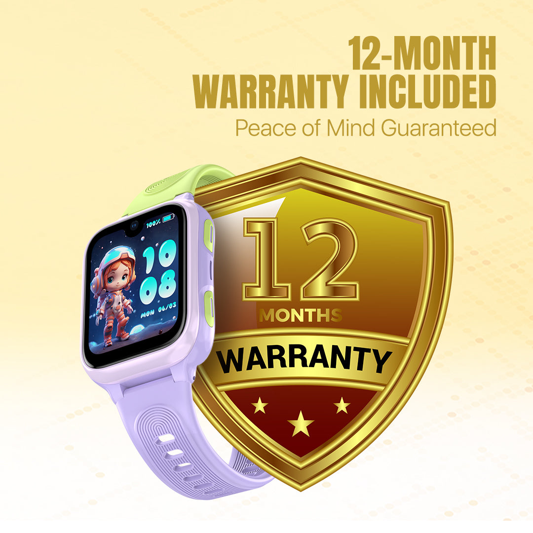 K9 AI Kids Watch - 4G LTE Android Smart Watch - 1GB RAM + 8GB ROM, SMS, Vibration, Wifi, Parental Control,  GPS Tracking and Video Calling