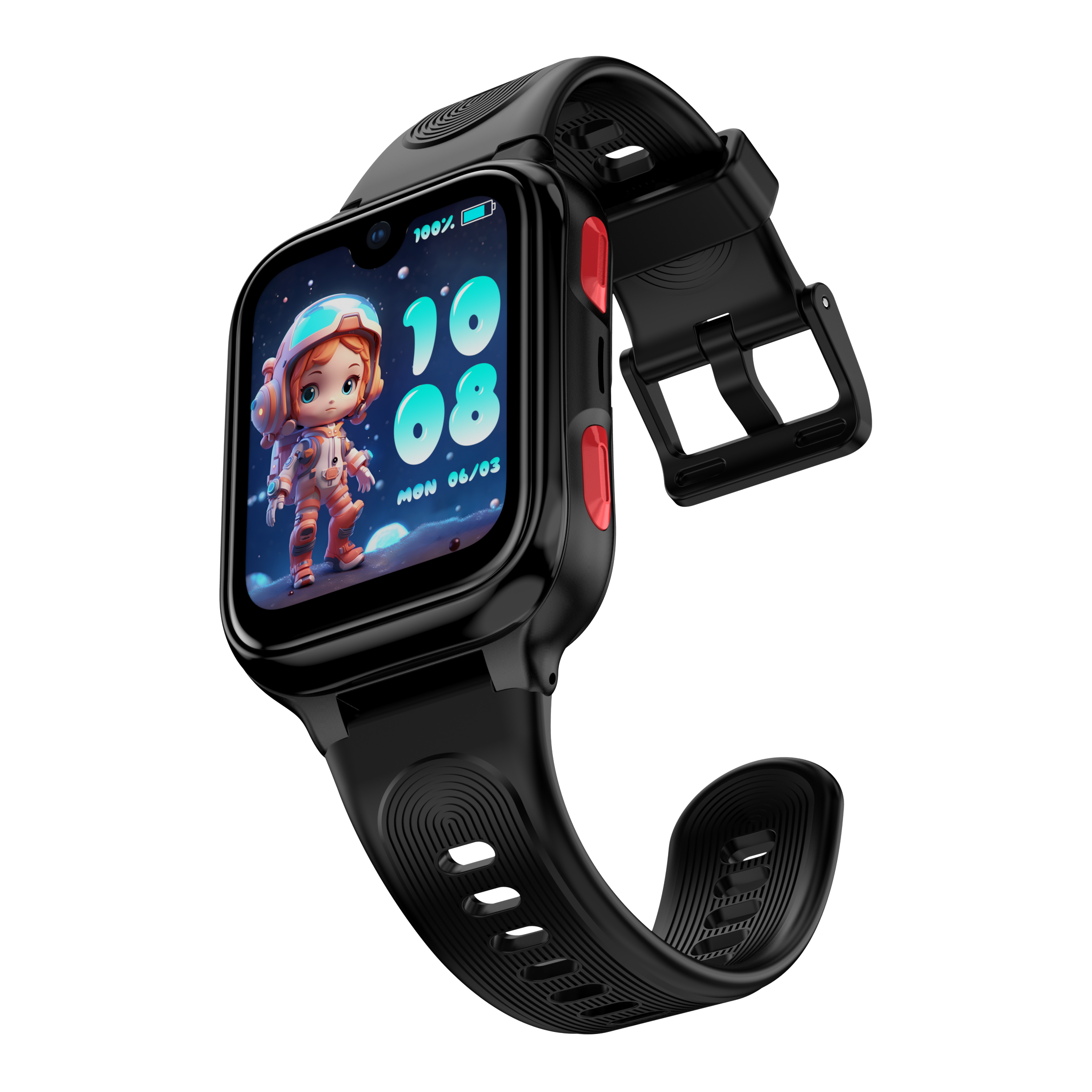 K9 AI Kids Watch - 4G LTE Android Smart Watch - 1GB RAM + 8GB ROM, SMS, Vibration, Wifi, Parental Control,  GPS Tracking and Video Calling