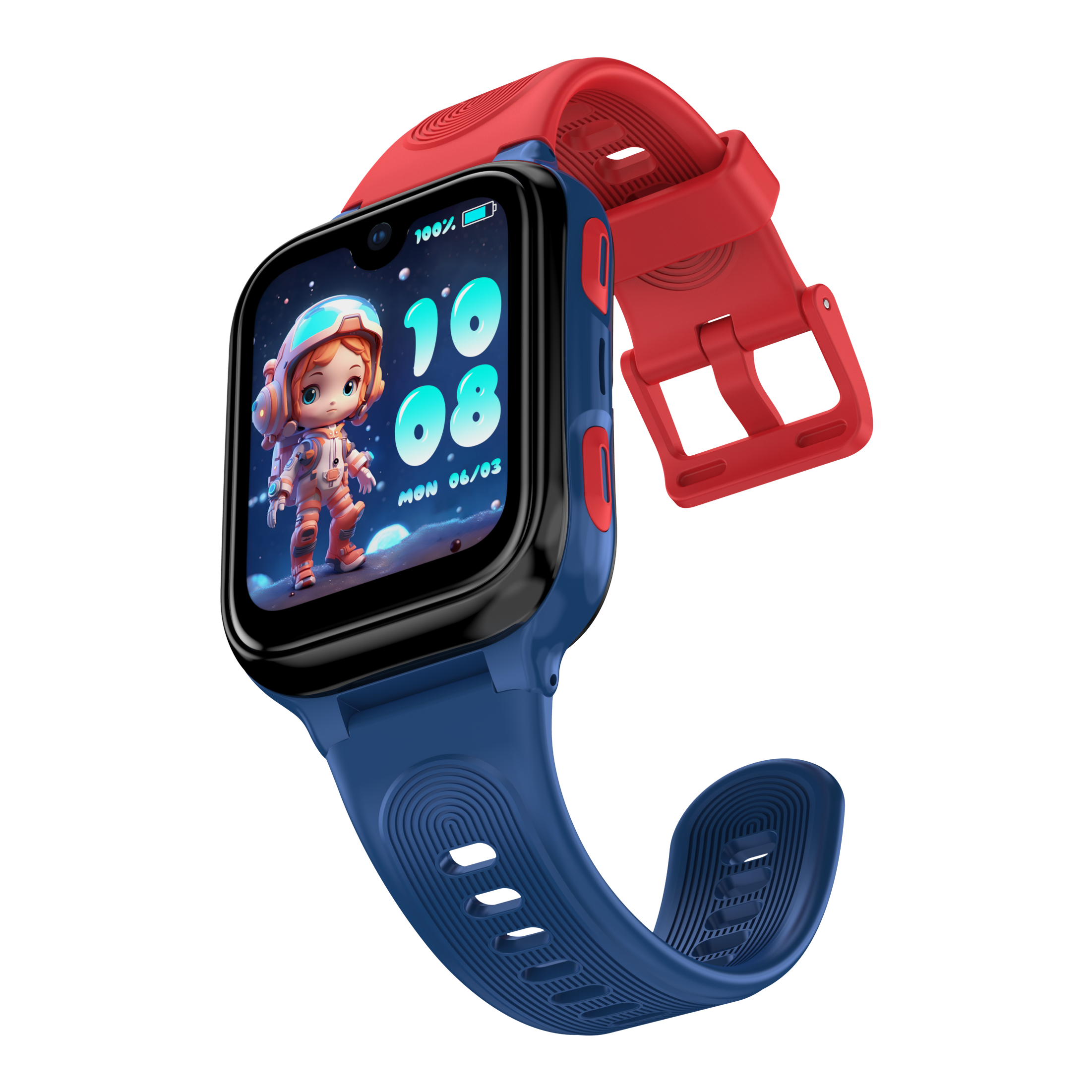 K9 AI Kids Watch - 4G LTE Android Smart Watch - 1GB RAM + 8GB ROM, SMS, Vibration, Wifi, Parental Control,  GPS Tracking and Video Calling