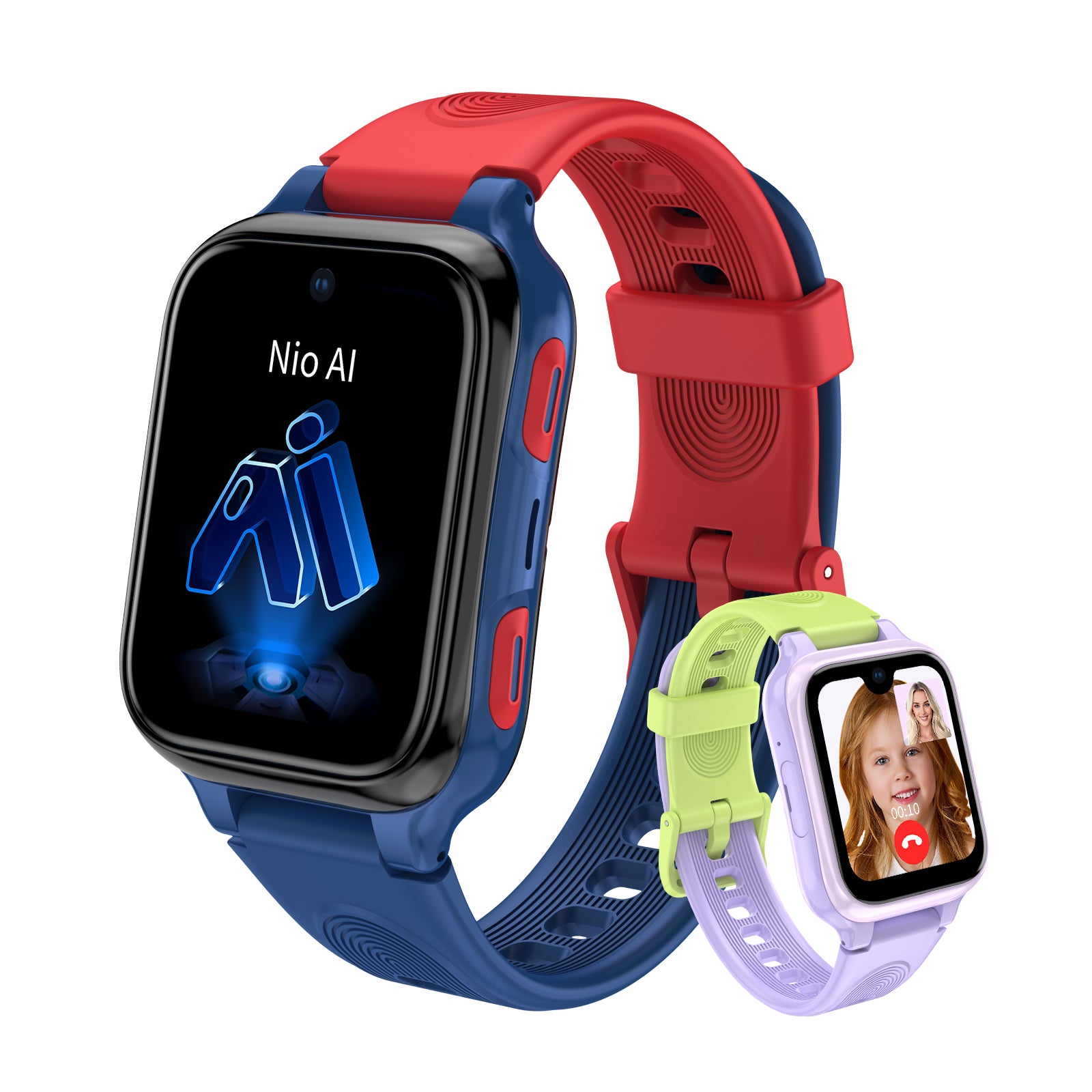 K9 AI Kids Watch - 4G LTE Android Smart Watch - 1GB RAM + 8GB ROM, SMS, Vibration, Wifi, Parental Control,  GPS Tracking and Video Calling