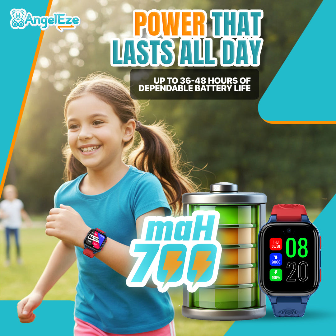 AI Learning 4G Kids Smart Watch - AMOLED Display, Parental Control, SOS, GPS Location and Video Calling (Model - K9)