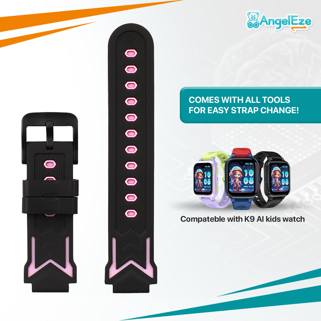 Premium Kids Friendly Silicon Straps for K9 AI Kids Watch