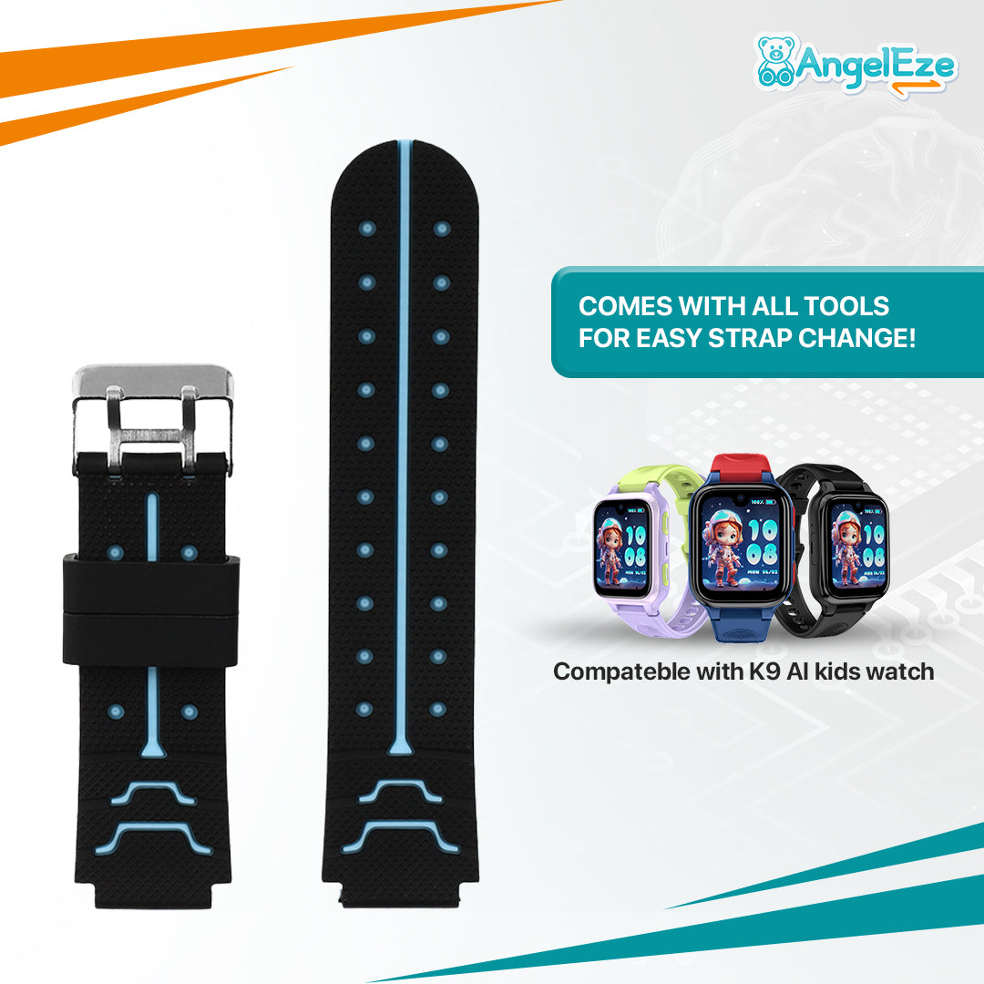 Premium Kids Friendly Silicon Straps for K9 AI Kids Watch