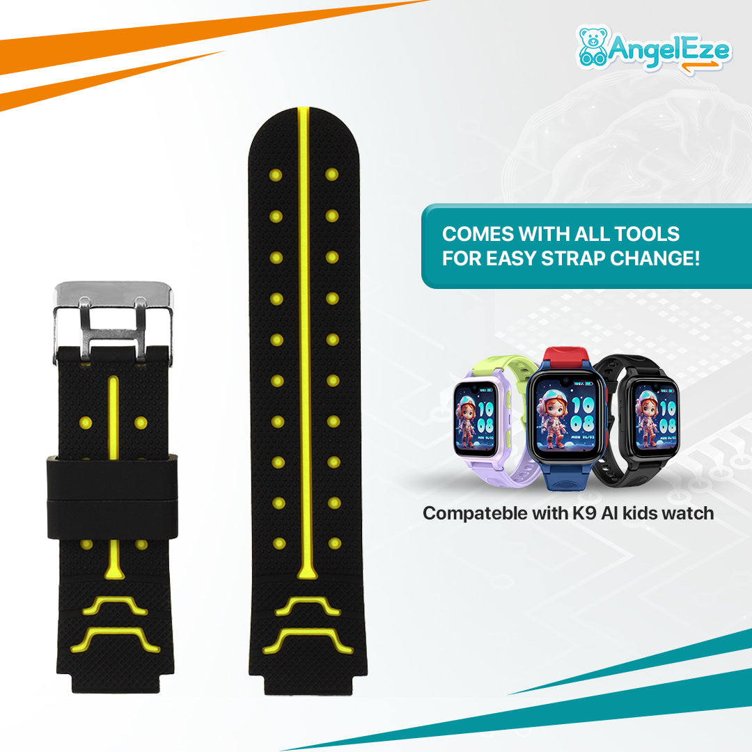 Premium Kids Friendly Silicon Straps for K9 AI Kids Watch