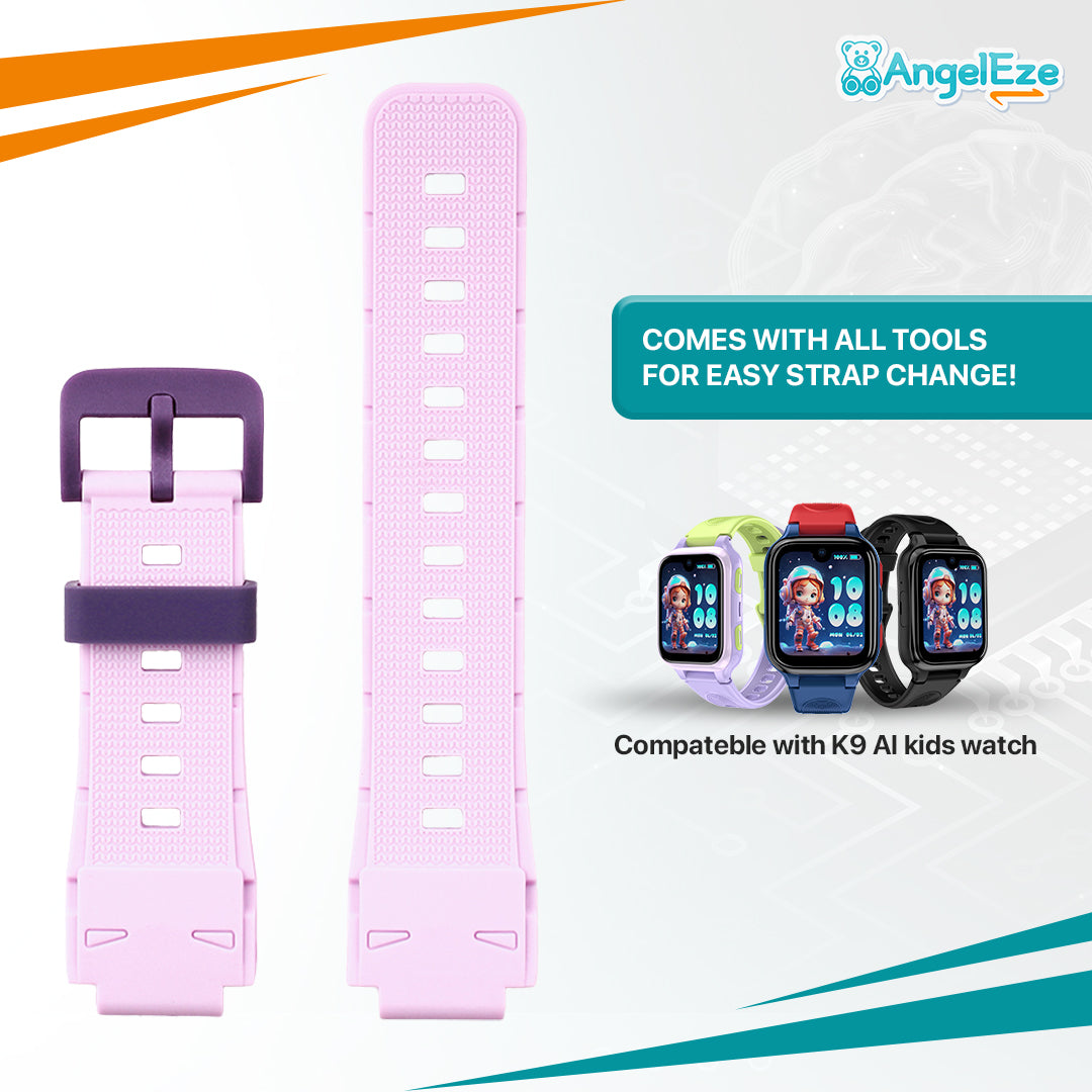 Premium Kids Friendly Silicon Straps for K9 AI Kids Watch