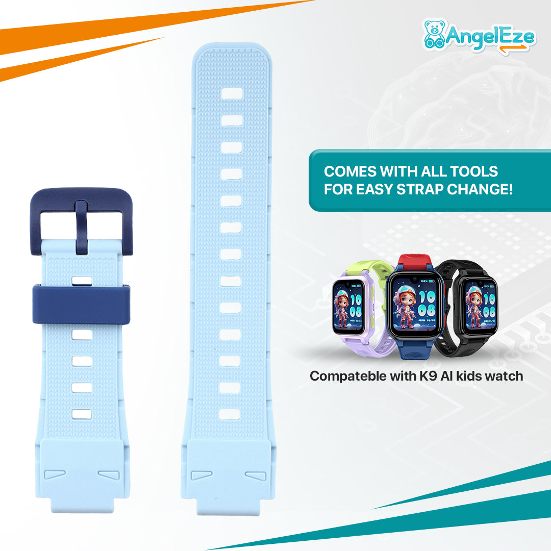 Premium Kids Friendly Silicon Straps for K9 AI Kids Watch