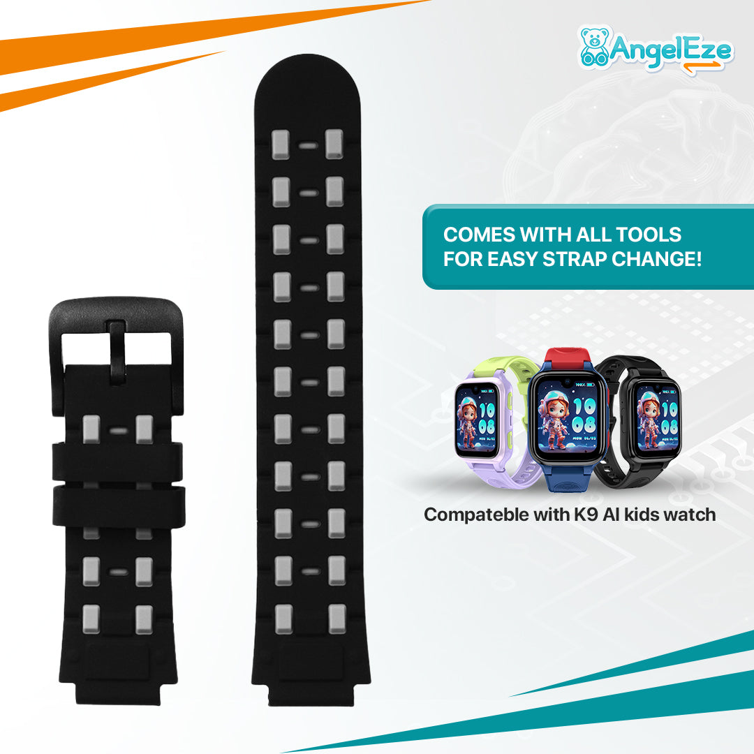 Premium Kids Friendly Silicon Straps for K9 AI Kids Watch