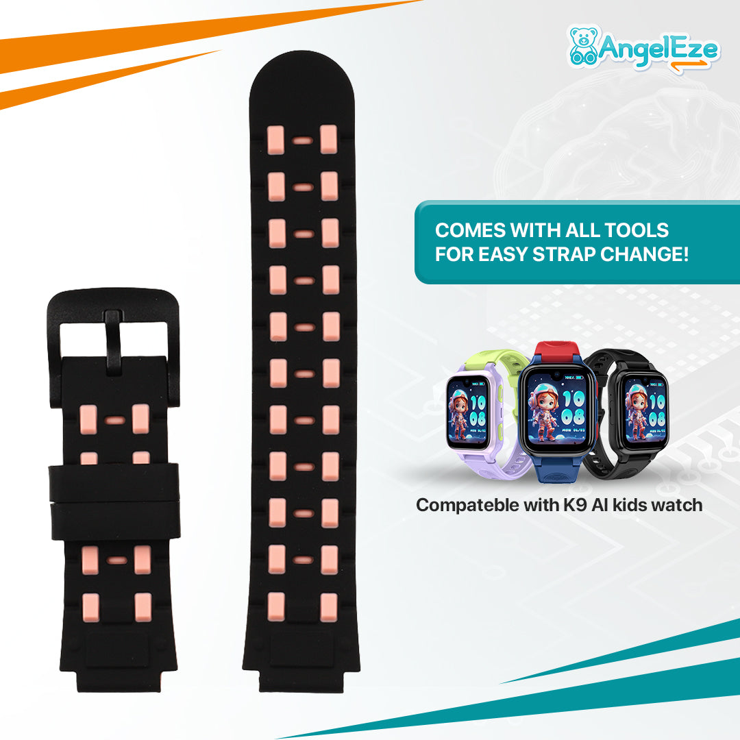 Premium Kids Friendly Silicon Straps for K9 AI Kids Watch