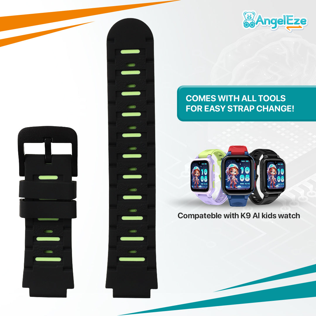 Premium Kids Friendly Silicon Straps for K9 AI Kids Watch