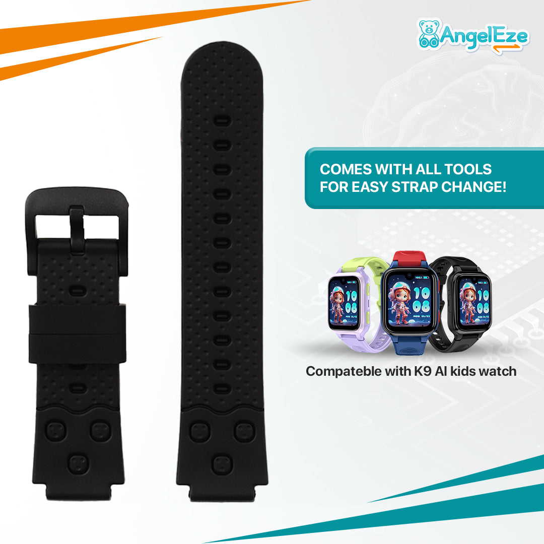 Premium Kids Friendly Silicon Straps for K9 AI Kids Watch