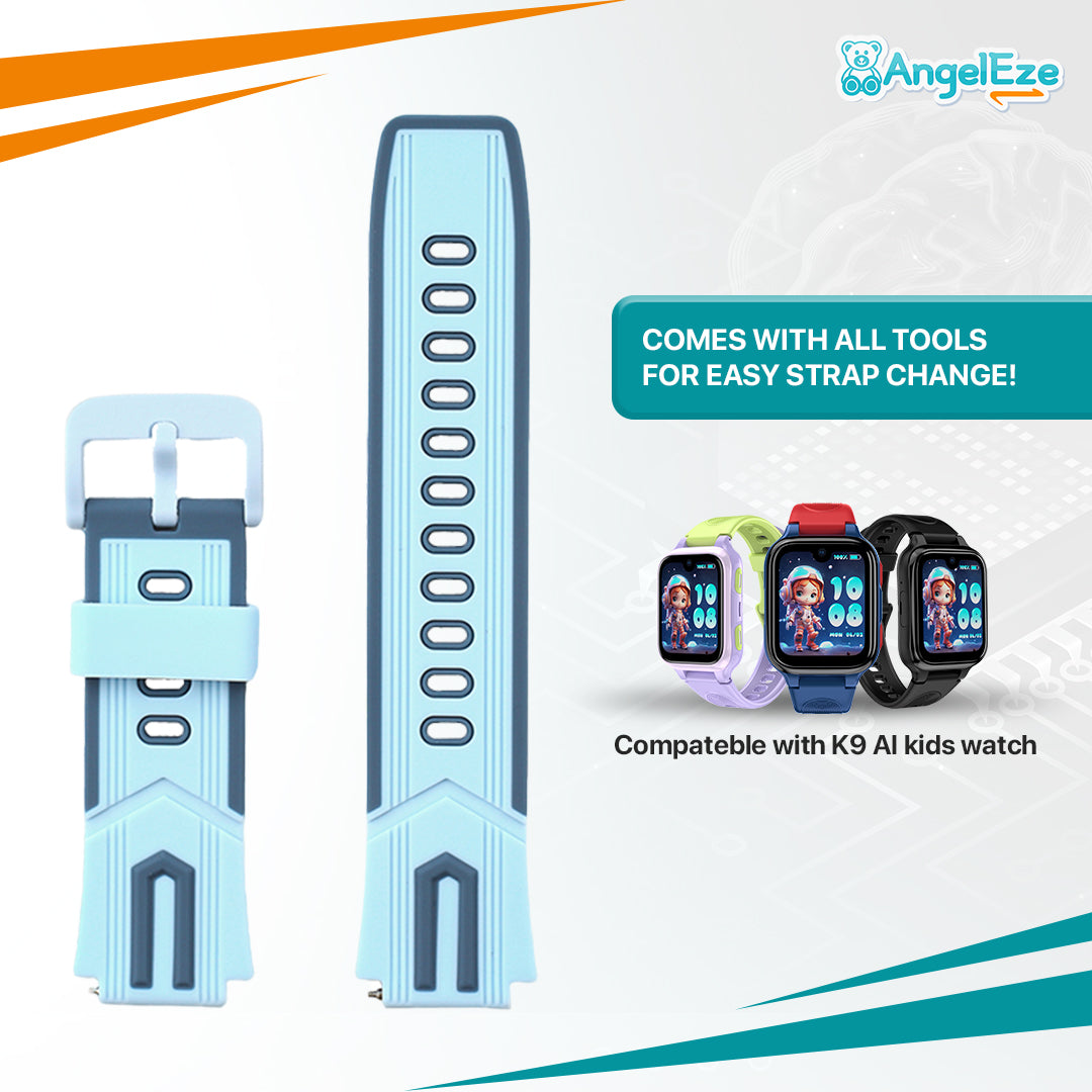 Premium Kids Friendly Silicon Straps for K9 AI Kids Watch