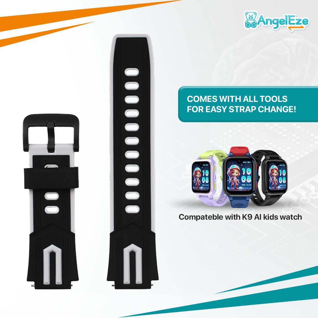 Premium Kids Friendly Silicon Straps for K9 AI Kids Watch
