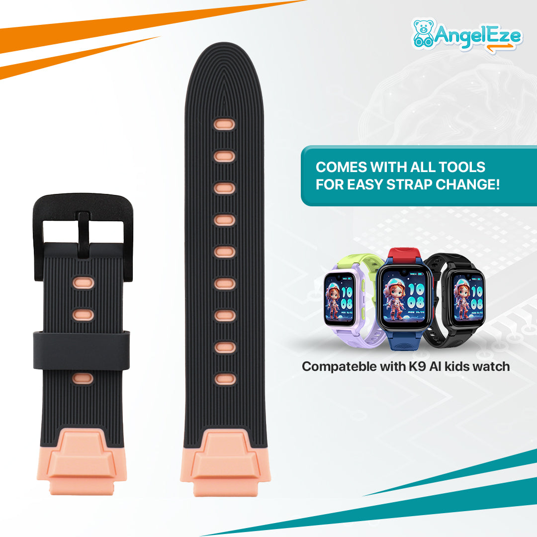 Premium Kids Friendly Silicon Straps for K9 AI Kids Watch