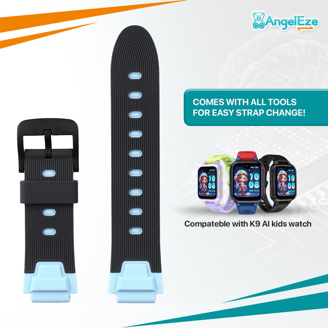 Premium Kids Friendly Silicon Straps for K9 AI Kids Watch