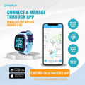 Kids 4G LTE Smart Companion Watch - GPS Location Tracking and Video Calling - IP67 Water Resistant Watch for Kids - AngelEze