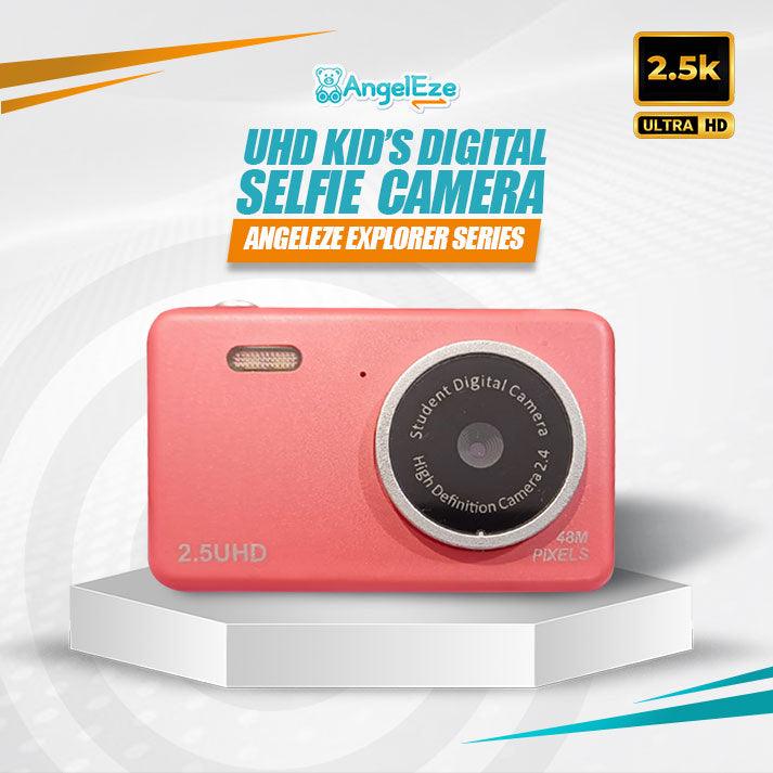 Kids 2.5 UHD Camera - 48MP - 32 GB SD Card - Dual Camera - LCD Screen - Photo and Video - Great Gift - AngelEze