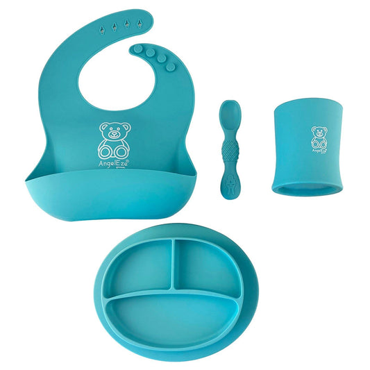 [BPA Free] Food Grade Baby Feeding Set - (4 Items) - AngelEze