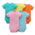 Colourful Rompers For Your Little Baby -  5 Piece Set - AngelEze