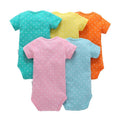 Colourful Rompers For Your Little Baby -  5 Piece Set - AngelEze