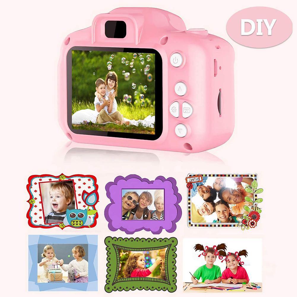 Upgraded 2022 Cute Full HD Kids Camera with LCD Screen - Video and Photo - Free SD Card - AngelEze