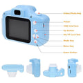 Upgraded 2022 Cute Full HD Kids Camera with LCD Screen - Video and Photo - Free SD Card - AngelEze