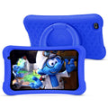 PRITOM Kids Tablet, 8 inch HD IPS Screen, Android 10, Parental Control, Quad Core Processor, 2GB RAM, 32GB ROM,  2MP + 8MP Dual Camera, with Kids-Tablet Case - AngelEze