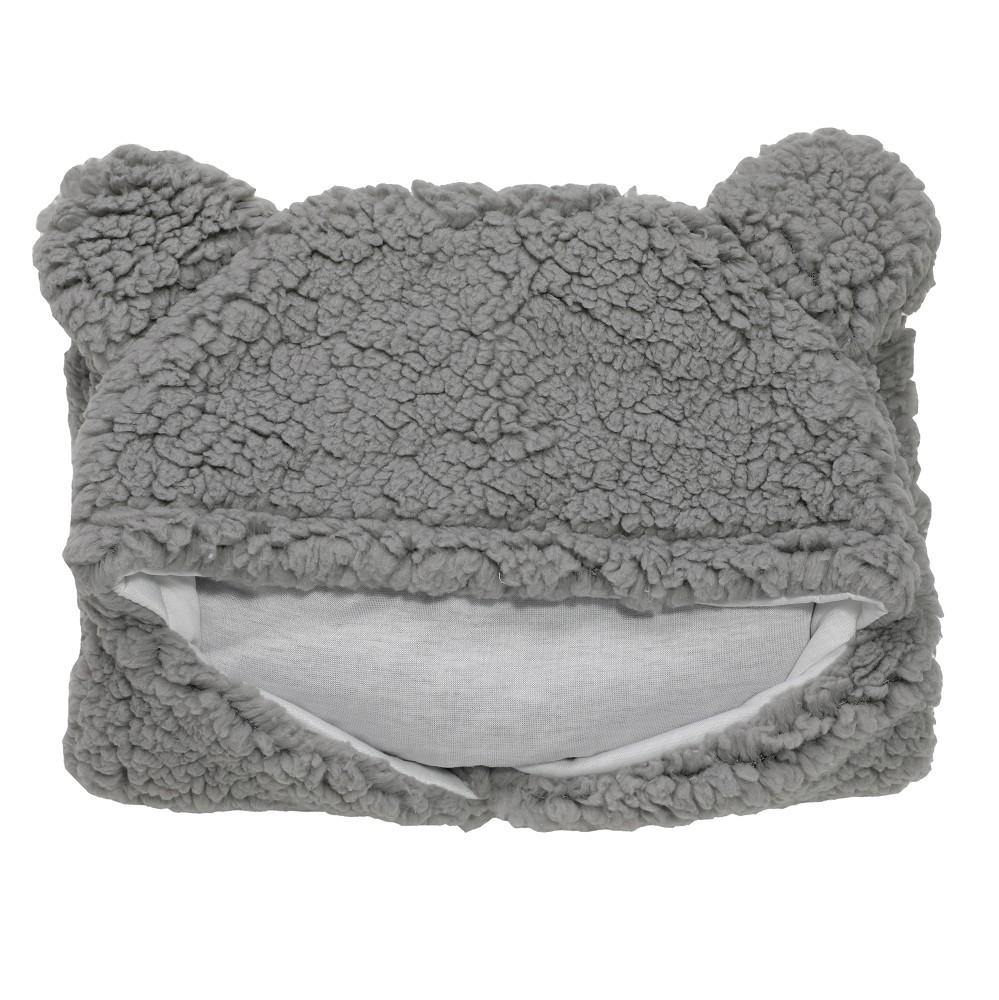 Newborn Cute Bear Themed Hooded Plush Wrap For Babies - AngelEze