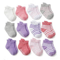Pretty Pastel Anti-Slip Socks For Girls – 12 Pairs - AngelEze