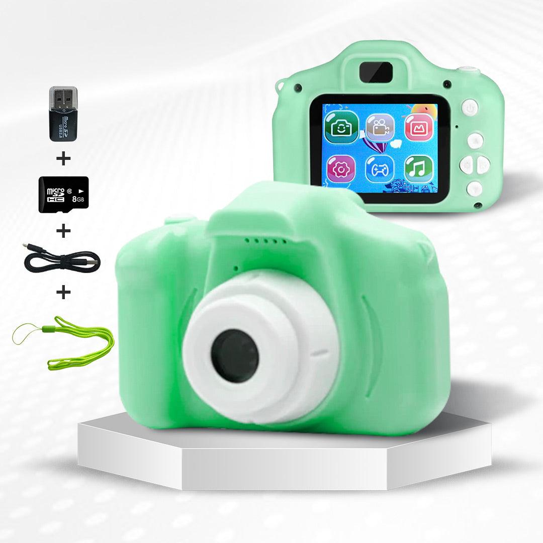 Upgraded 2023 Cute Full HD Kids Camera with LCD Screen - Video and Photo - Free SD Card - AngelEze